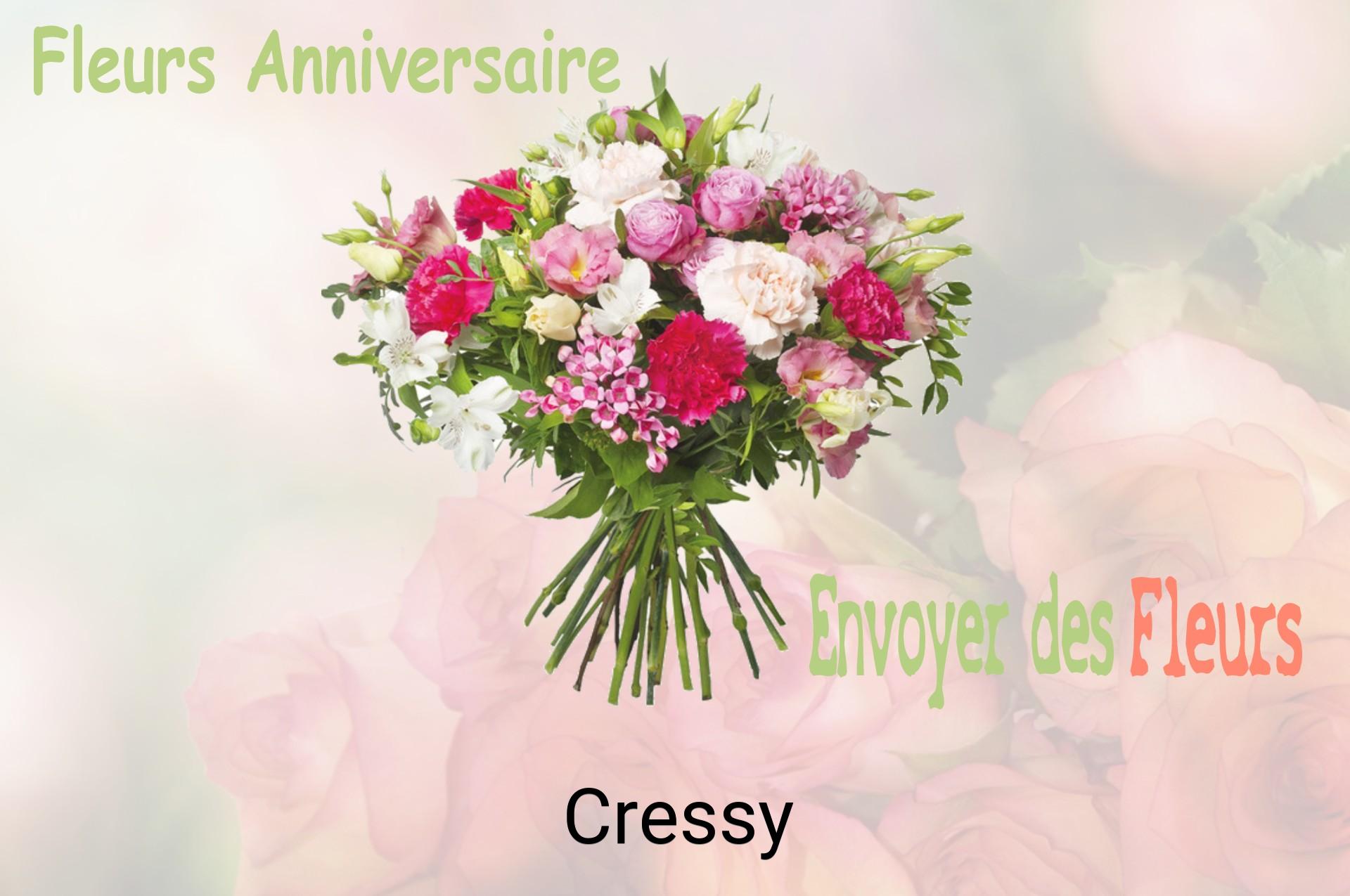 Bouquet de fleurs d’anniversaire livré à Cressy